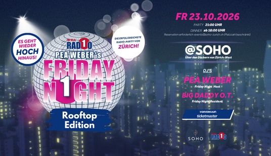 Pea Weber’s Friday Night Party - Rooftop Edition!